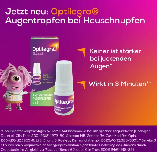 Optilegra - Augentropfen mit Olopatadin 5 ml