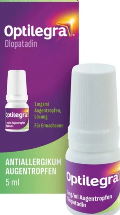 Optilegra - Augentropfen mit Olopatadin 5 ml