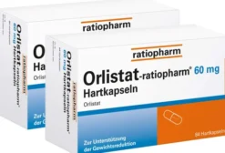 Orlistat-ratiopharm 60 mg 2 x 84 Hartkapseln