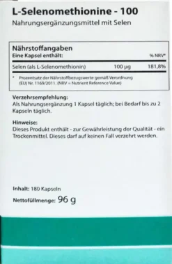 Orthica L-Selenomethionine 100 Kapseln
