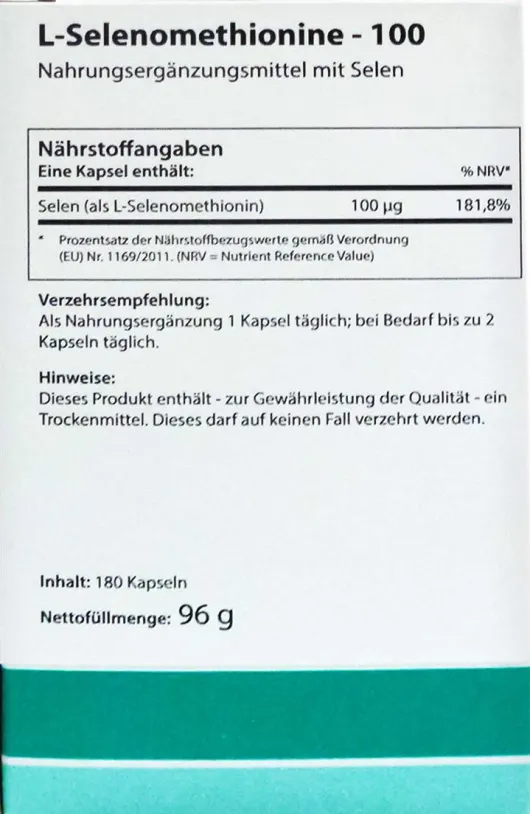 Orthica L-Selenomethionine 100 Kapseln