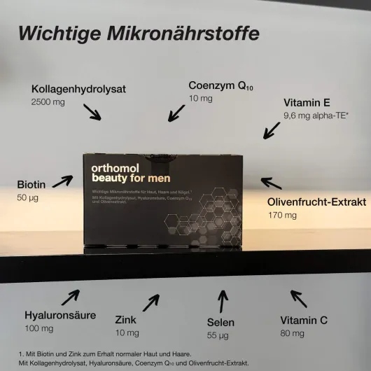 Orthomol Beauty For Men 30 Tagesportionen