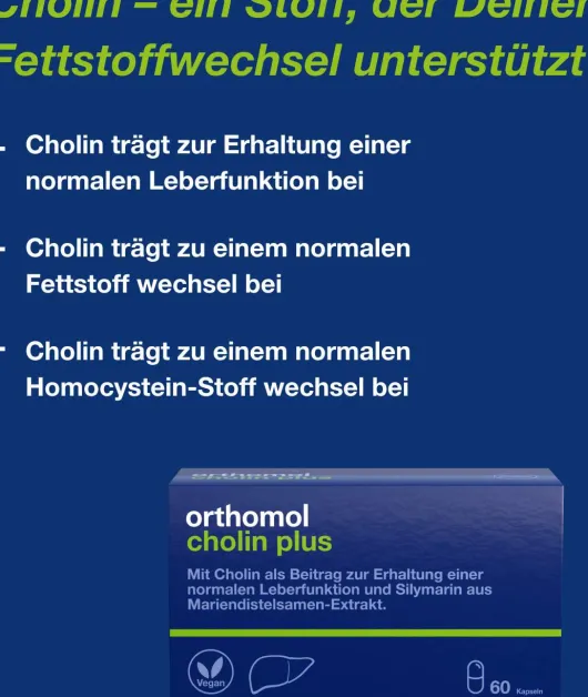 Orthomol Cholin Plus Kapseln 30 Tagesportionen