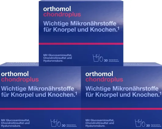 Orthomol Chondroplus Granulat und Kapseln 3 x 30 Stück