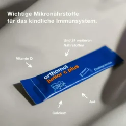 Orthomol Junior C Plus Granulat Himbeer-Limette 7 Stück