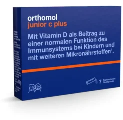 Orthomol Junior C Plus Granulat Himbeer-Limette 7 Stück