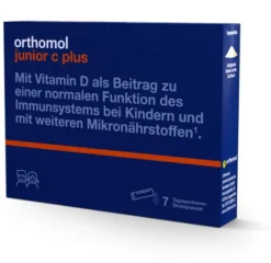 Orthomol Junior C Plus Granulat Himbeer-Limette 7 Stück