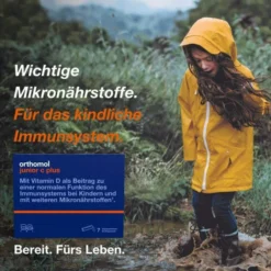 Orthomol Junior C Plus Granulat Himbeer-Limette 7 Stück
