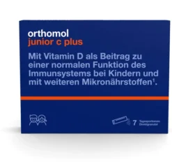 Orthomol Junior C Plus Granulat Himbeer-Limette 7 Stück