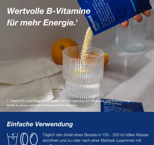 Orthomol Vital F 15 Granulat und Kapseln Orange 1 Kombipackung