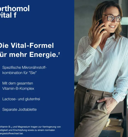 Orthomol Vital F 15 Granulat und Kapseln Orange 1 Kombipackung