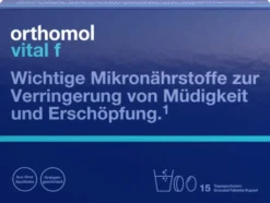 Orthomol Vital F 15 Granulat und Kapseln Orange 1 Kombipackung