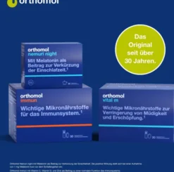 Orthomol Vital F 15 Granulat und Kapseln Orange 1 Kombipackung
