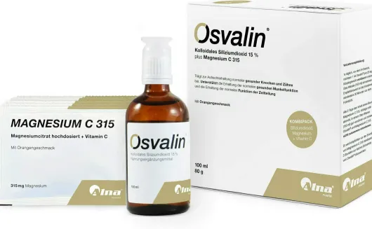 Osvalin 100 ml Silizium + 80 G Magnesium Kombipackung 1 Stück