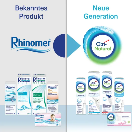 OtriNatural Nasenreinigung strong Meerwasser Nasenspray, 100% natürlich 125 ml