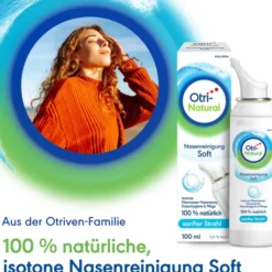 OtriNatural Nasenreinigung soft Isoton 0,9% NaCl 100 ml