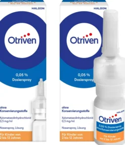 Otriven 0,05 % Dosierspray ohne Konservierungsstoffe für Kinder 2 x 10 ml