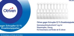 Otriven 0,1 % Nasentropfen Einzeldosispipetten 40 Stück