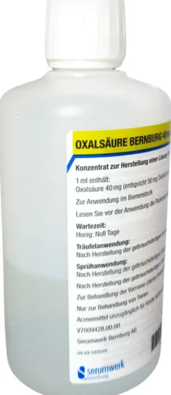 Oxalsäure Bernburg 40 mg Je ml Konz.H.Lsg.F.Bienen