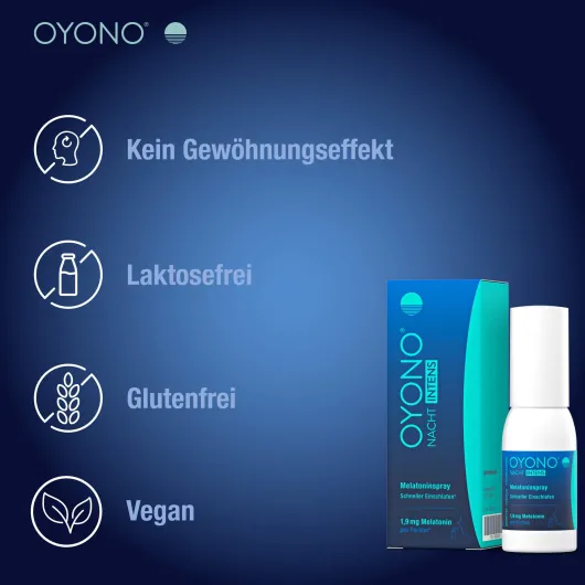 Oyono Nacht Intens Melatoninspray 30 ml Spray