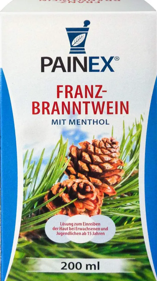 Painex Franzbranntwein Mit Menthol 200 ml