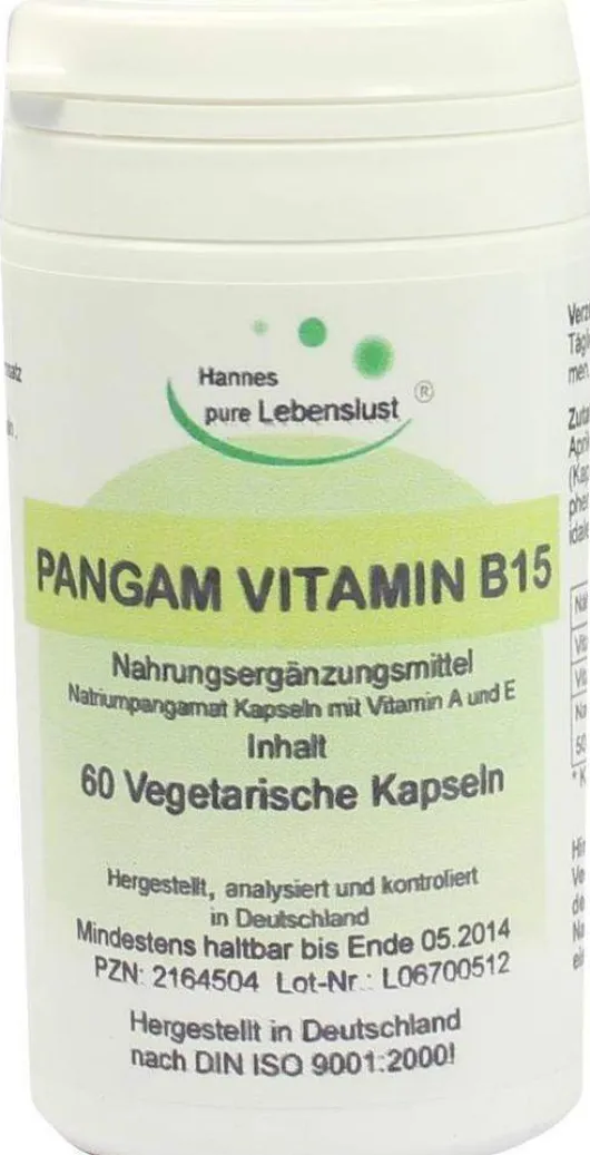 Pangam Vitamin B15 60 Kapseln
