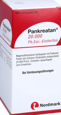 Pankreatan 20.000 Ph.Eur.-Einheiten 100 Magensaftresistente...