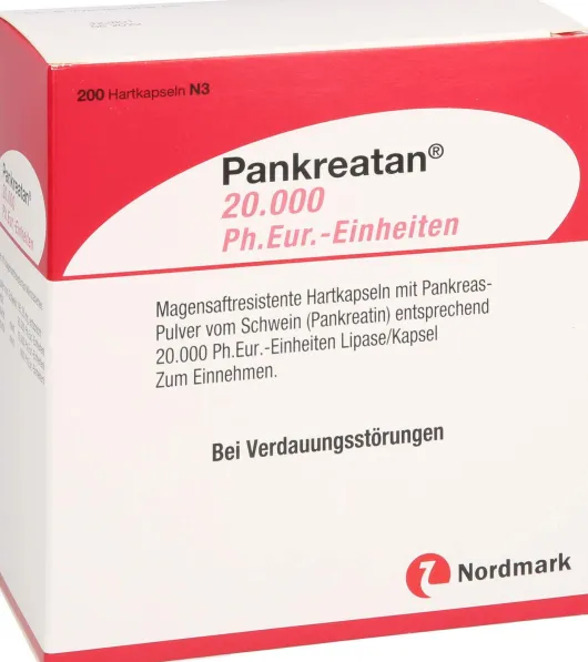 Pankreatan 20.000 Ph.Eur.-Einheiten 200 Magensaftresistente...