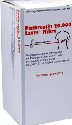 Pankreatin 20000 Laves Mikro Magensaftresistente Kapseln 100...