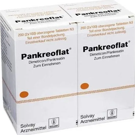 Pankreoflat 200 Überzogene Tabletten