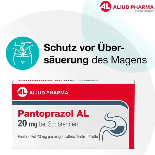 Pantoprazol Al 20 mg bei Sodbrennen 7 Magensaftresistente...