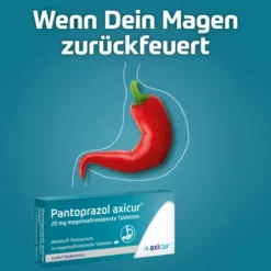 Pantoprazol axicur 20 mg 14 magensaftresistente Tabletten