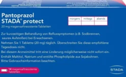 Pantoprazol Stada protect 20 mg 14 magensaftresistente Tabletten