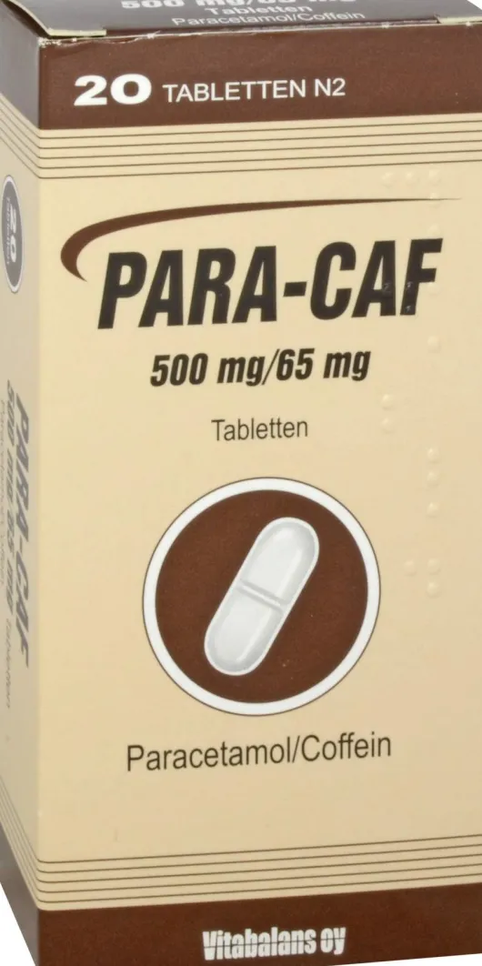 Para Caf 500 mg Pro 65 mg Tabletten