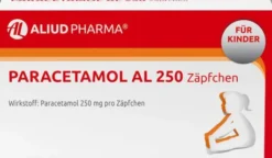 Paracetamol AL 250 mg 10 Kleinkindersuppositorien