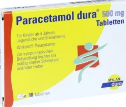 Paracetamol Dura 500 mg 10 Tabletten