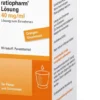 Paracetamol-ratiopharm Lösung 40 mg pro ml 100 ml Lösung