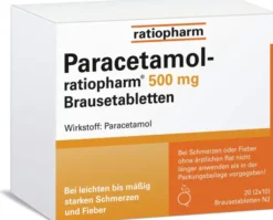 Paracetamol-ratiopharm 500 mg 20 Brausetabletten