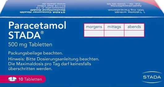 Paracetamol Stada 500 mg 10 Tabletten