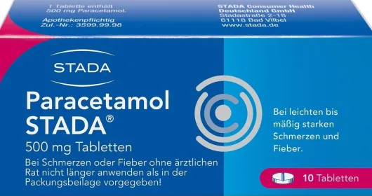 Paracetamol Stada 500 mg 10 Tabletten