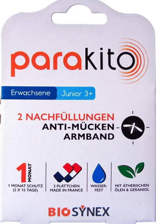 Para Kito Mückenschutz Armband 2 Nachfüllung