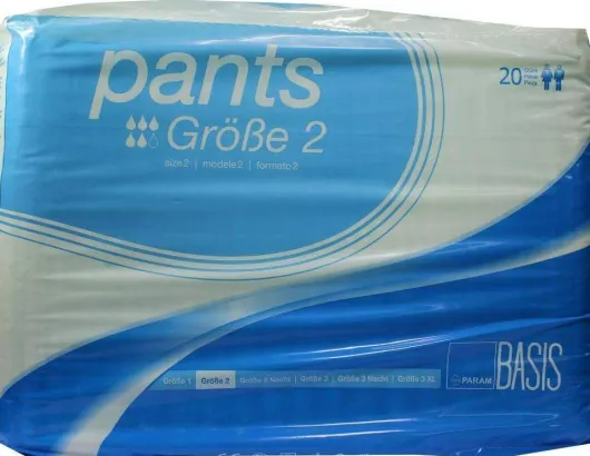 Param Pants Basis Tag Gr. 2 20 Stück