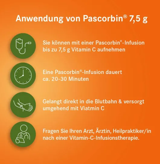 Pascorbin Injektionslösung Injektionsflasche 50 ml