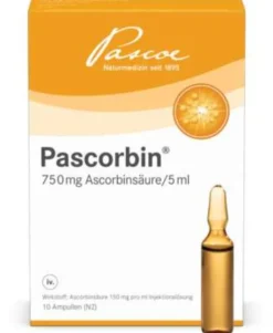 Pascorbin Injektionslösung 10 X 5 ml Ampullen