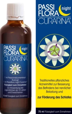 Passiflora Night Curarina Flüssigkeit zum Einnehmen 75 ml