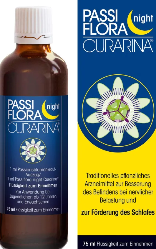 Passiflora Night Curarina Flüssigkeit zum Einnehmen 75 ml