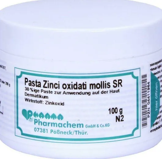 Pasta Zinci Oxidat. Mollis Sr 100 G Salbe