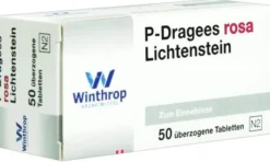 P Dragees Rosa Lichtenstein 50 Stück