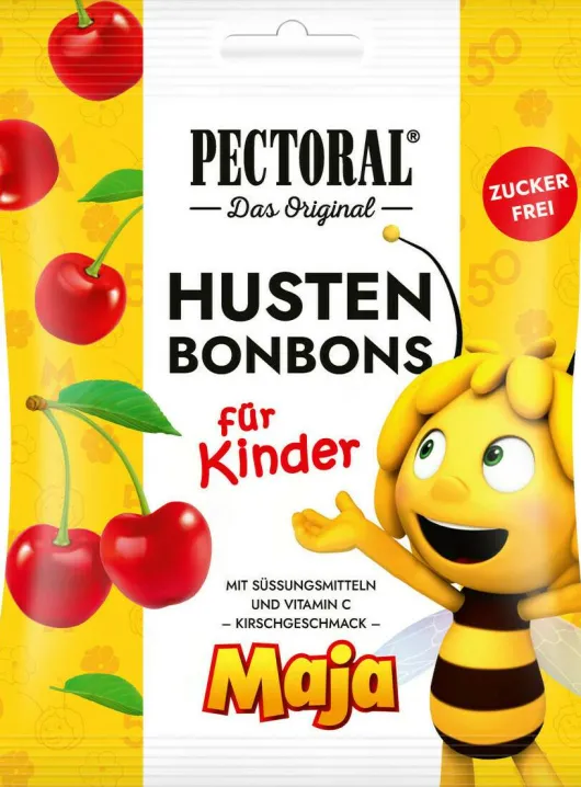 Pectoral für Kinder Biene Maja Hustenbonbons 57 g Beutel