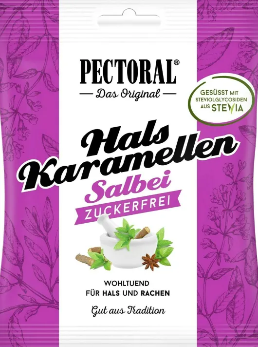 Pectoral Salbei 60 G Bonbons Zuckerfrei